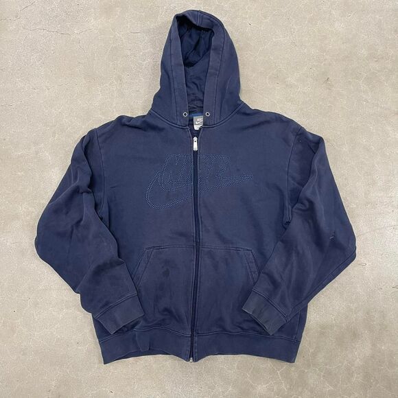 Nike Men's Navy and Blue Jacket - Picture 3 of 4